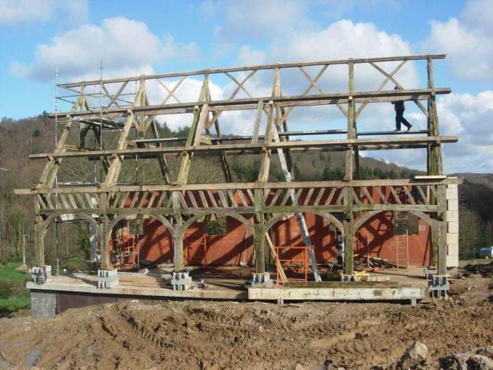 Mise en œuvre du bâti Étretat