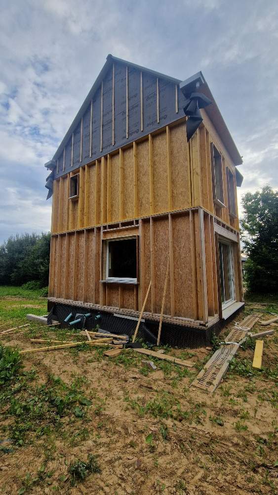 FIN pose des menuiserie en attente de l essentage zinc