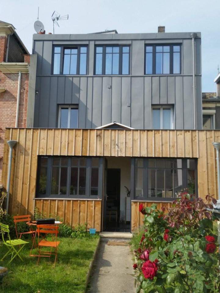 surélévation maison Étretat